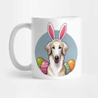 Sloughi with Bunny Ears Embraces Easter Morning Mug